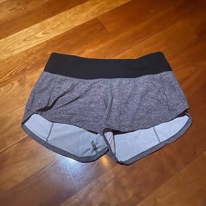 Grey Lululemon shorts